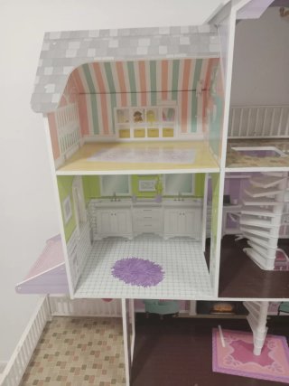Casita de Muñecas de Madera para Barbies o muñecos