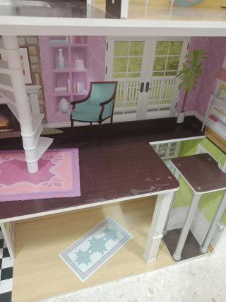 Casita de Muñecas de Madera para Barbies o muñecos