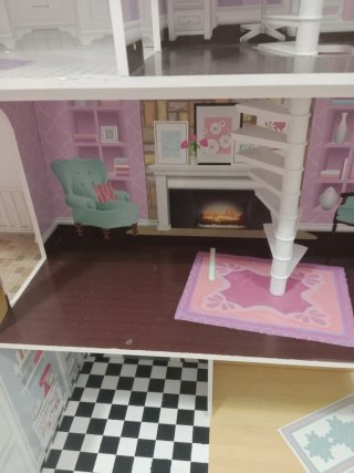 Casita de Muñecas de Madera para Barbies o muñecos