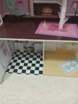 Casita de Muñecas de Madera para Barbies o muñecos