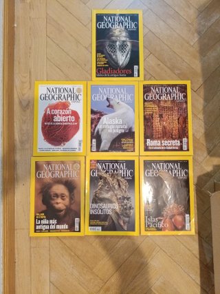Lote 7 Revistas National Geographic España