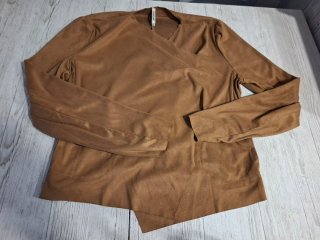 Chaqueta de ante Stradivarius marrón Talla M