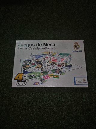 Juegos de Mesa 4 en 1 Real Madrid
