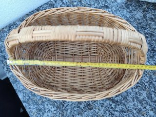 Cesta de Mimbre Artesanal