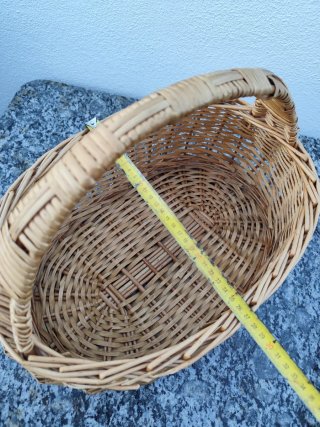Cesta de Mimbre Artesanal