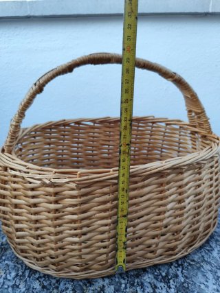 Cesta de Mimbre Artesanal