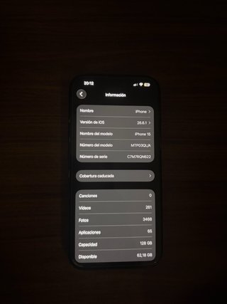 iPhone 15 negro