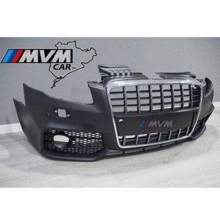 Paragolpes delantero Audi A4 B7 look S4 con parril