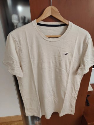 Camiseta Hollister Beige talla L
