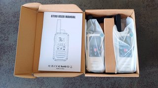 Walkie Talkie PMR446 IP67 15 km, VOX y SOS, NUEVO