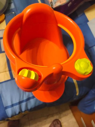 Asiento Baño Bebé Naranja