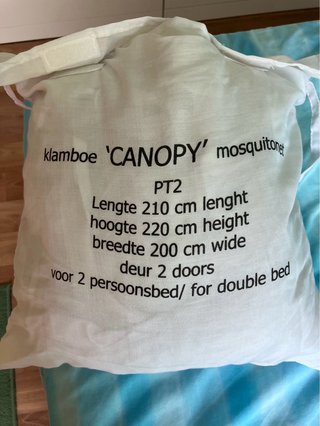 Mosquitera 'CANOPY' para cama doble