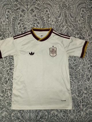 Camiseta España Adidas Blanca