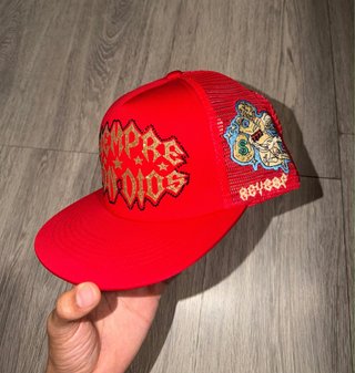 Gorra Local Siempre Con Dios Roja