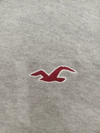 Jersey Hollister Gris talla L