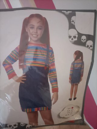 Disfraz Novia Chucky Talla 3 a 4