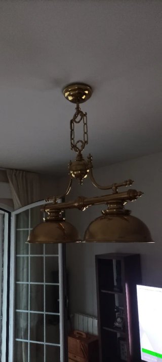 Lámpara de Techo Vintage para Billar
