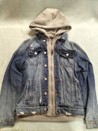 Chaqueta vaquera con capucha Enos talla M