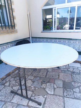 5 Tavoli Rotondi Pieghevoli per Eventi