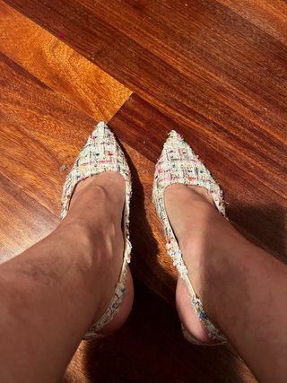 Zapatos de Tacón Multicolor Talla 40