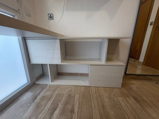 Conjunto de muebles juveniles Color Madera Blanca