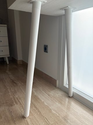 Conjunto de muebles juveniles Color Madera Blanca
