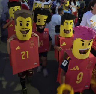 Disfraz LEGO Selección Española