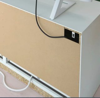 Mueble TV Brimnes Ikea Blanco