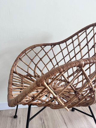 Sillón de mimbre El Corte Inglés