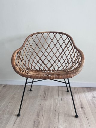 Sillón de mimbre El Corte Inglés
