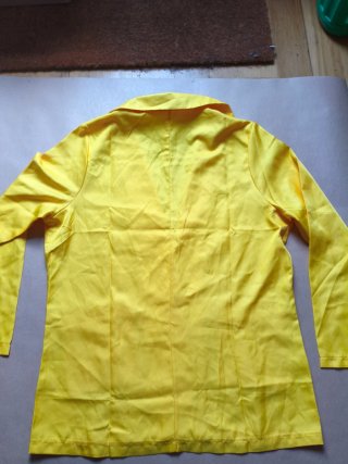 Chaqueta Blazer Amarilla Fina XL (Nueva)