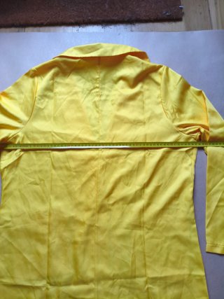 Chaqueta Blazer Amarilla Fina XL (Nueva)