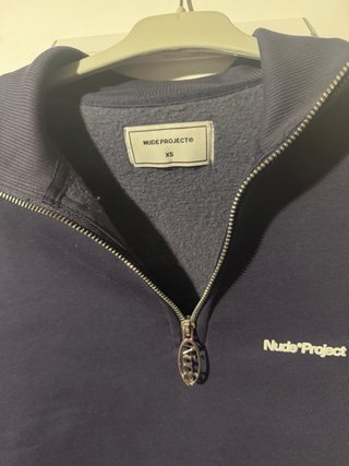 Sudadera Nude Project Azul Talla XS