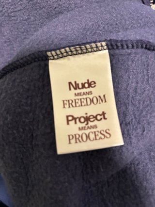 Sudadera Nude Project Azul Talla XS