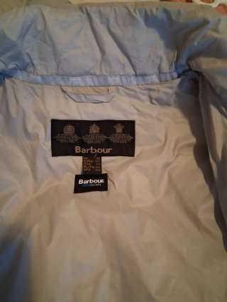 Anorak acolchado Barbour gris