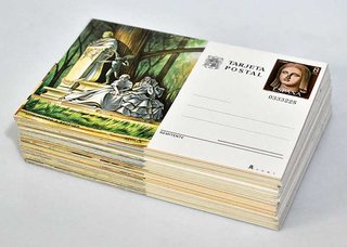 Lotto di 94 cartoline intere postali dalla Spagna