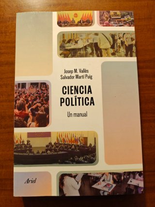 Ciencia política. Un manual – Vallès y Martí Puig