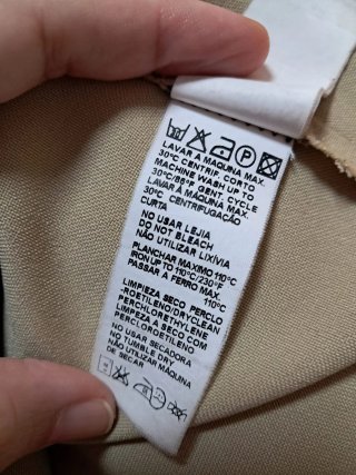 Pantalón vestir mujer beige campana Zara Trafaluc