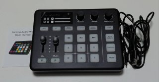 Mixer audio da gaming con illuminazione RGB
