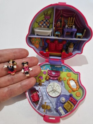 Antiguo Polly Pocket Bluebird Disney Mickey Minnie