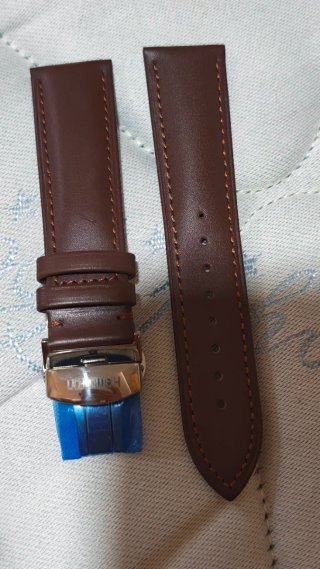 Correa Hamilton Piel Marrón 22mm