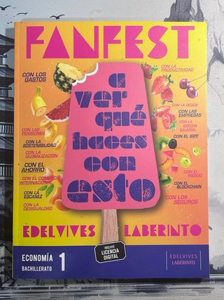 Libro Economía 1.º Bachillerato Edelvives