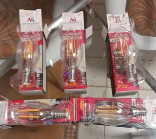 Cinco lamp. LED 4W 2700K. Rosca estrecha.