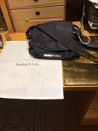 Bolso Bimba y Lola negro textil