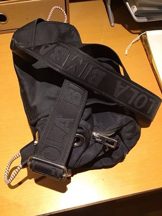 Bolso Bimba y Lola negro textil