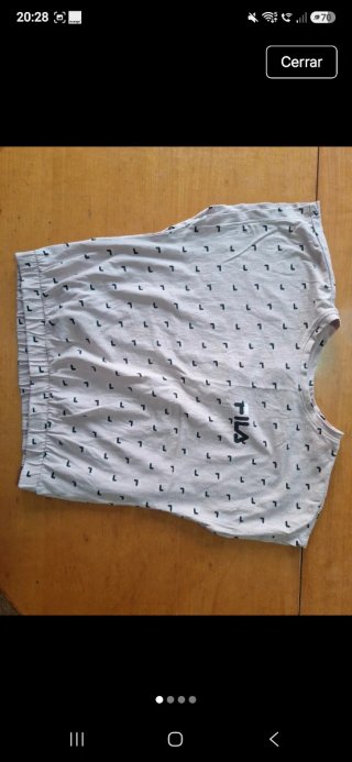 Camiseta Fila estampada