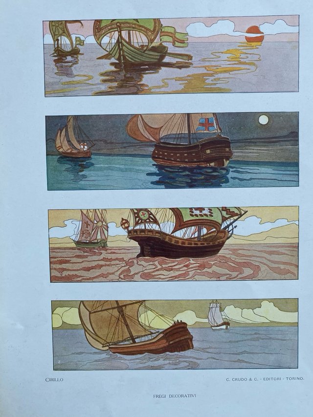 OCASIÓN..!! Lote 20 Láminas Modernistas 1909.