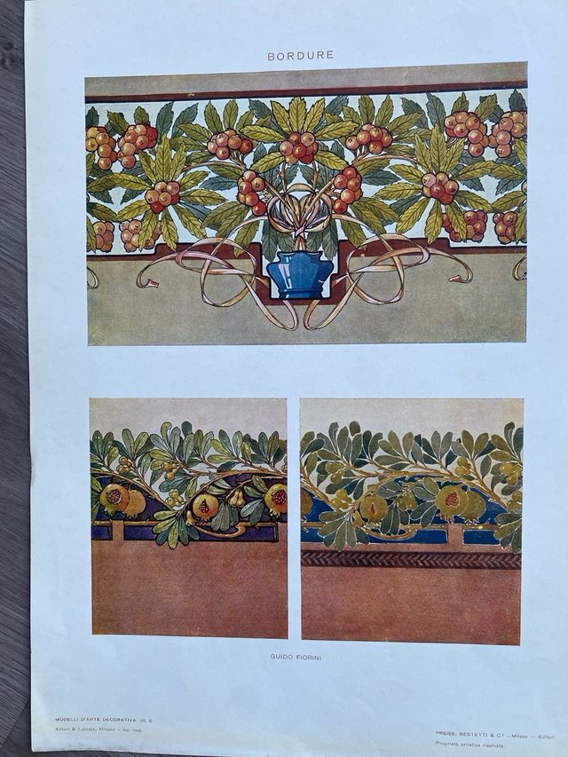 OCASIÓN..!! Lote 20 Láminas Modernistas 1909.