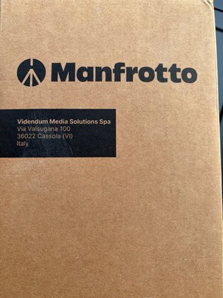 Manfrotto MK190X3-2W Nuovo Mai Usato, Treppiede