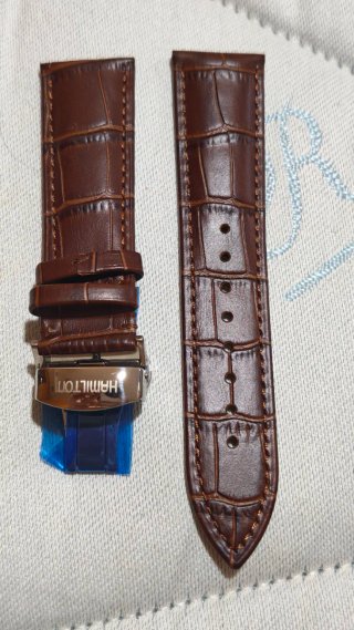 Correa Hamilton Piel Marrón 22mm